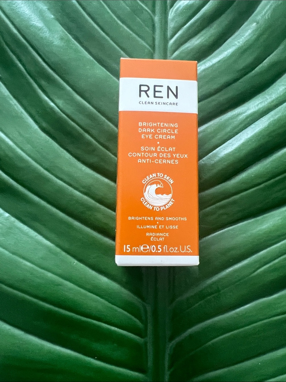 REN Brightening Dark Circle Eye Cream - Orange